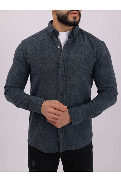 cliento Men's Slim Fit Snap Winter Lumberjack Shirt