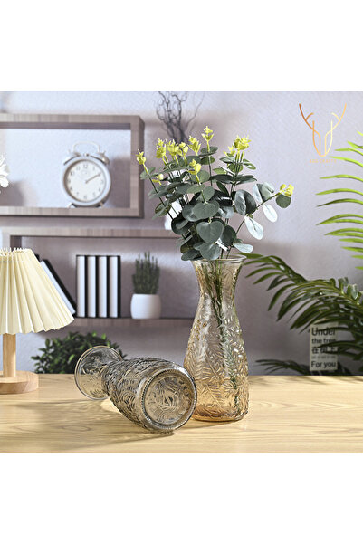 Ada Crafts Çam Dalı Scandinavian Sarı Vazo