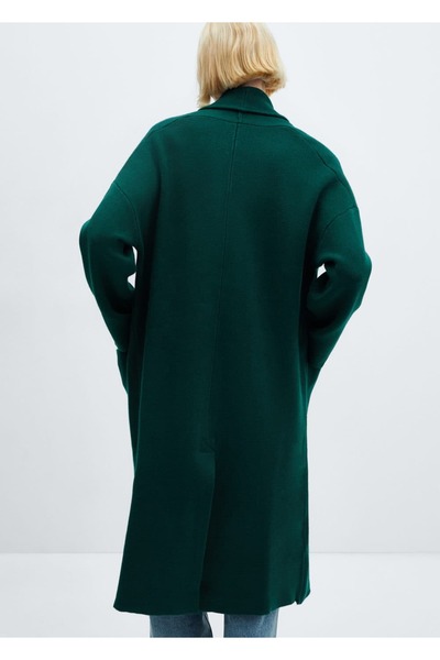 MANGO Woman Cepli oversize triko palto