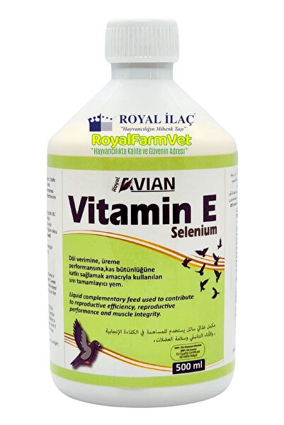 Genel Markalar Vitamin E Selenyum 500 Ml. Yumurta Verim Arttırıcı ve Kızgınlık