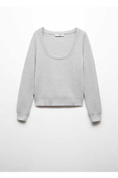 MANGO Woman Dekolte yaka kazak