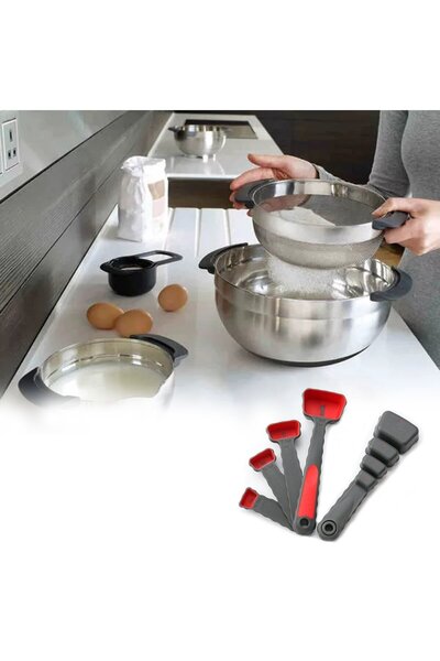 Marsilyan Practical Measuring Spoon Set of 4 Ieg-U87I5869