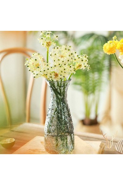 Ada Crafts Βάζο από ξύλο πεύκου σε σκανδιναβικό γκρι χρώμα