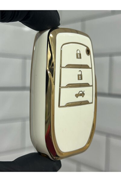 BARKAS ELEKTRONİK Husa pentru chei Toyota Corolla Flama X Pack Camry Aur alb