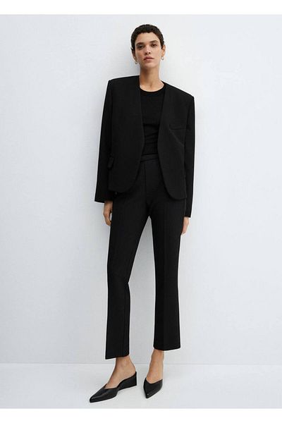 MANGO Woman Blazer Jacket - Padded Design