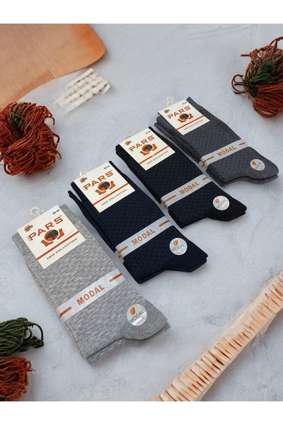 Pars 8'li Modal Erkek Dikişsiz Mevsimlik Uzun Çorap