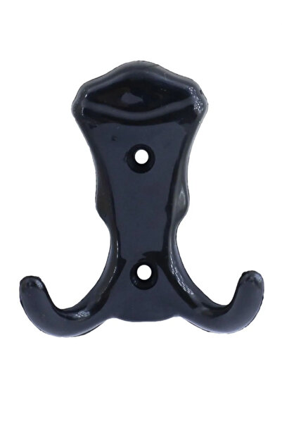 NUBLADO Mosta Duvar Vestiyer Portmanto Askısı Dolap Elbise Askılığı Siyah Pla...