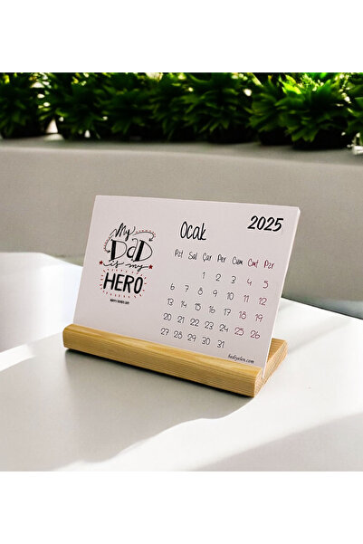 Hediyelen 2025 Мій тато — моя Гера Настільний календар