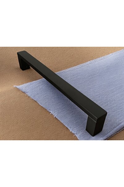 KOLDOOR Şile Mat Siyah AP229 Çekme Kapı Kolu Sürgülü Çekme Kol 40 Cm 1 Adet