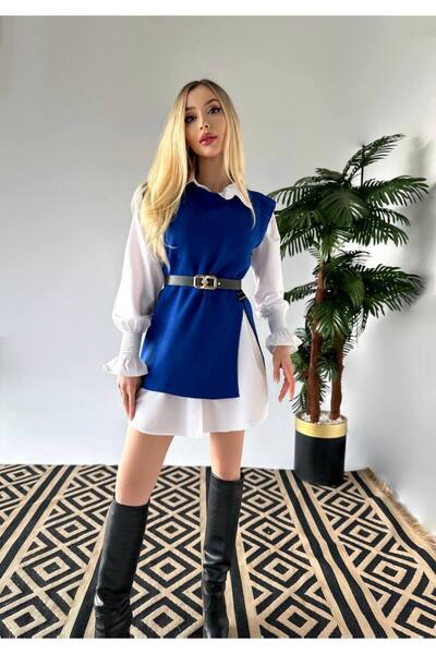 NEW STATION New Station Pulover, tricotaje, cămașă, rochie, curea, set