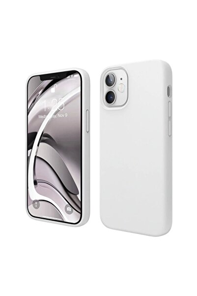 HANPORIUM Apple iPhone 11 Compatible Silicone Case - Pastel Tint Flexible Full Protection Cover - White