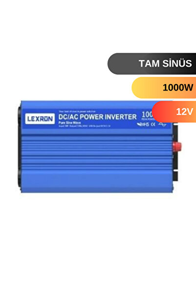 Lexron 1000W 12V 1000 WATT TAM SİNÜS İNVERTER