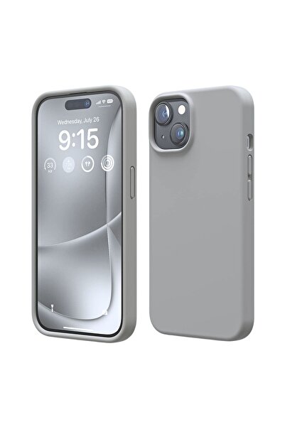 HANPORIUM حافظة سيليكون متوافقة مع هاتف Apple iPhone 15 Plus - غطاء حماية كام...