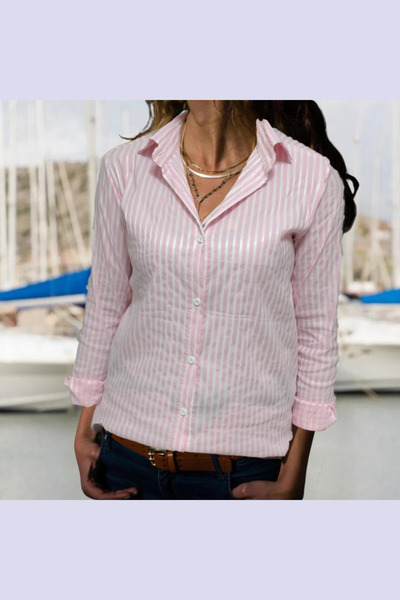 Moda Monisa Cămașă de damă | Din material flexibil | Croială standard | Pentru utilizare zilnică