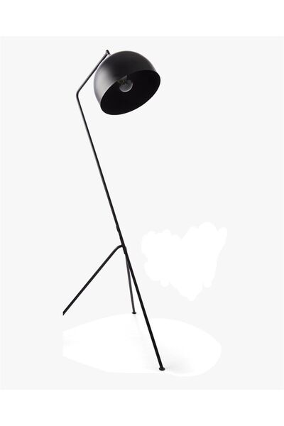 Genel Markalar RETRO SİYAH HAREKETLİ BAŞLIK 1XE27 DUYLU METAL LAMBADER KÖŞE LAMBASI