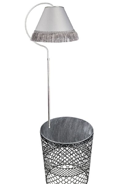 woodhub Ayd. Lambader Gold Sehpalı Elips Gümüş Patine (silver Çember) Silver Şapka Püsküllü