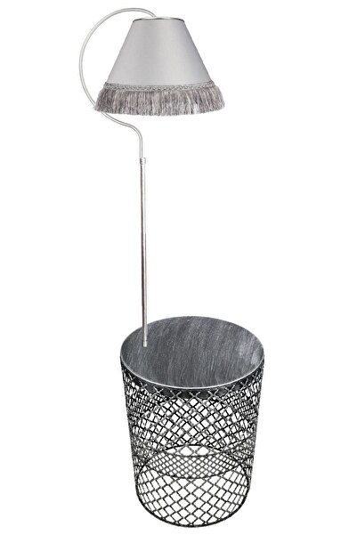 woodhub Ayd. Lambader Gold Sehpalı Elips Gümüş Patine (silver Çember) Silver Şapka Püsküllü