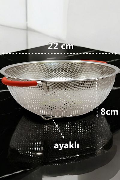 Transformacion 304 Stainless Steel Mink Design Strainer - Colander Round 721081