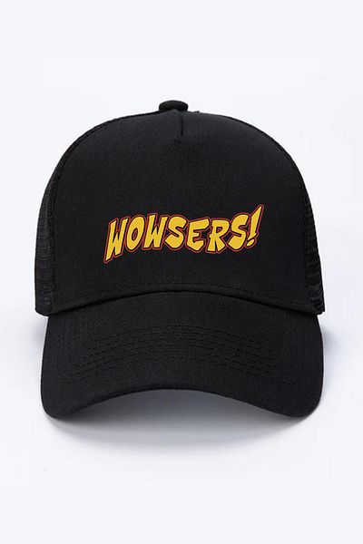Tshirthane Черна мрежеста шапка Inspector Gadget Wowsers