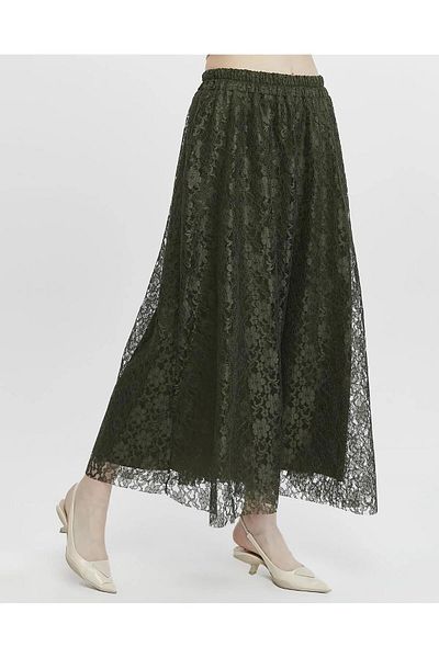Modabenna Women's Lace Tulle Skirt - Mb001