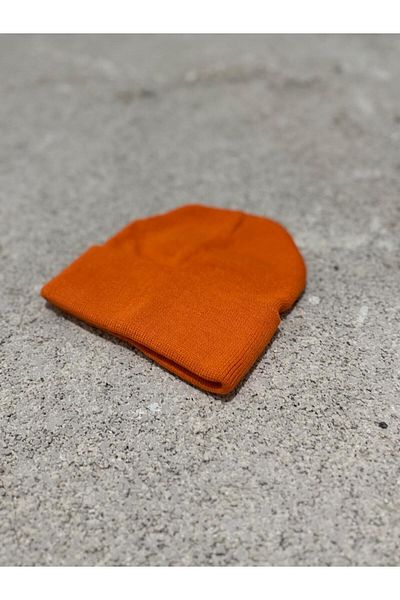 Bufferland Orange Folded Unisex Beret