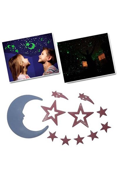 Kastore Fosforlu Yapışkan Duvar Süsleri