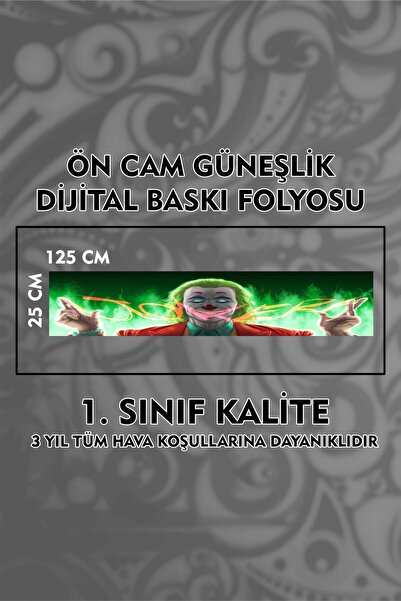 3M Joker Sunshade Foil / Digital Printing / Adhesive Foil / Car Sticker