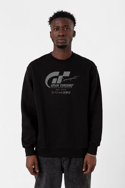 Tshirthane Ανδρικό φούτερ Gran Turismo Concept Μαύρο 2ip