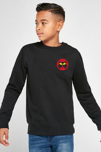 Tshirthane Детски суитшърт Inspector Gadget Mad Black 2ip