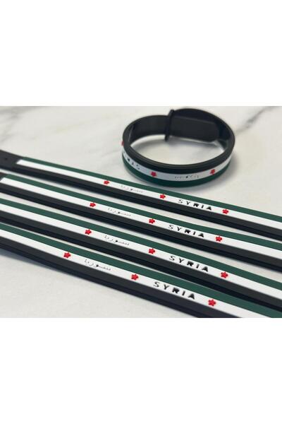 yasaminstore علم سوريا - مع 2 معصم سيليكون