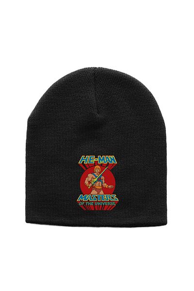 Tshirthane Черна плетена шапка He Man Masters Of The Universe