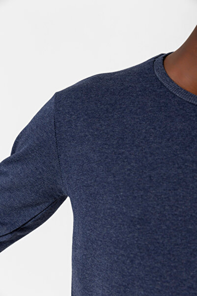 Tshirthane Світшот Goosebumps Lettern indigo Erkek 2ip