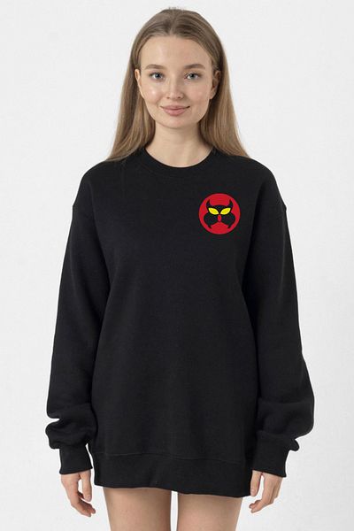 Tshirthane Inspector Gadget Mad Black Women's 2Ip Sweatshirt