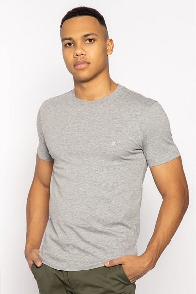 Calvin Klein Logo Embroidery Cotton T-shirt