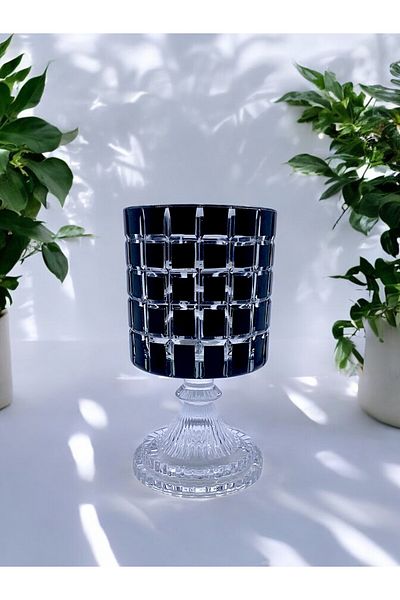 Paşabahçe Crystal Cut Cardelin Decorative Presentation
