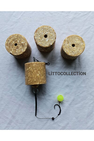 LittoCollection Küspe Takma Aparatlı ( 4 Adet Küspe ) Sazan Rig Takımı ( 14 M...