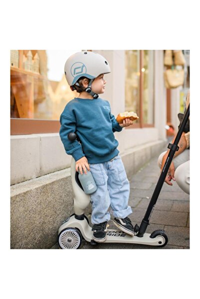 SCOOT AND RIDE Push And Go Ebeveyn Kontrollü Çocuk Scooter Ash 240527-00067