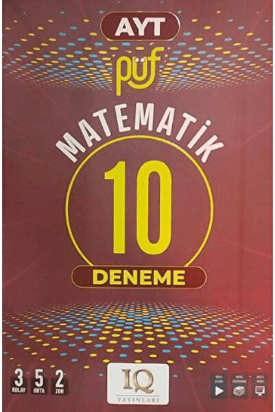 IQ YAYINLARI AYT Matematik Püf 10 Deneme