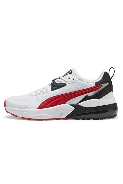 Puma Vis2K 392318 Męskie buty sportowe BIAŁE-CZERWONE