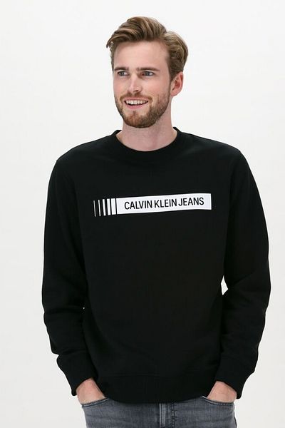 Calvin Klein Men's Black Sweatshirt - Institutional Box