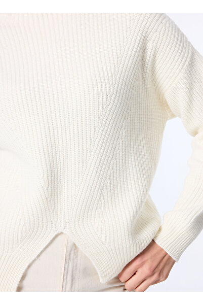 Sisley Πουλόβερ Crew Neck Cream 136WM105B