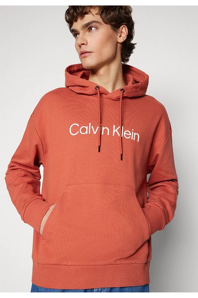 Calvin Klein Men's Cotton Logo Hoodie - Sweatshirt