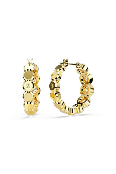 Swarovski Bernsteinfarbene Ohrstecker in Goldfarbe 5711483