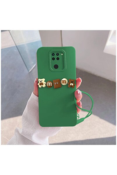 Pro Aksesuar Xiaomi Redmi Note 9 Uyumlu Kılıf 3D Ayıcıklı Yumuşak Silikon Kıl...