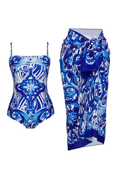 SAILOR moda Costum de baie Pareo Star fără bretele