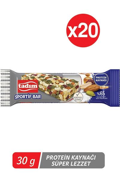 Tadım Sporty Bar - 30Gr Pack of 20