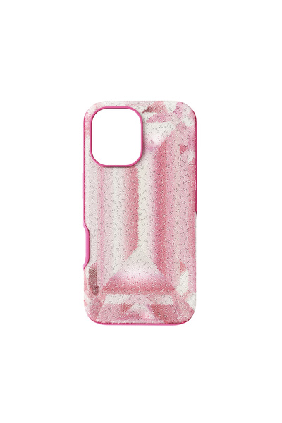 Swarovski High Akıllı Telefon Kılıfı, Kristal baskı motifi, iPhone® 16, Pembe