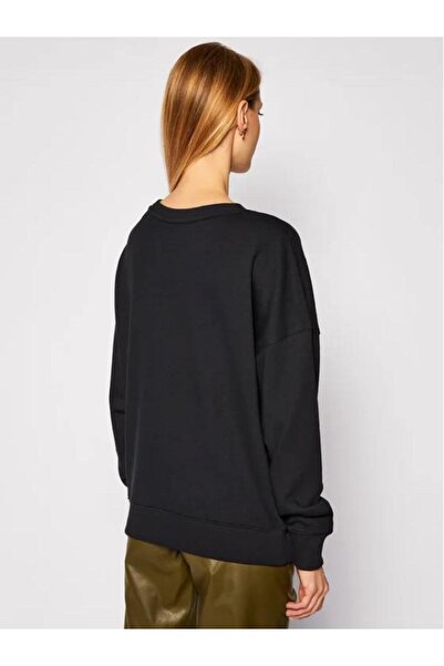 Tommy Hilfiger OVERSİZE FLORAL ORGANIC COTTON SWEATSHIRT