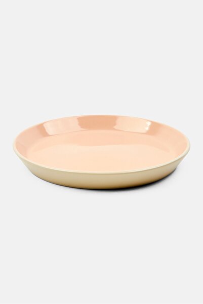 Muy Mucho Flat Serveware Plate, Pink