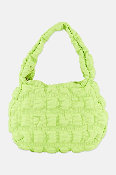 JASON WU Women Quilted Hand Bag 21 H x 26 L x 8 W cm, Lime Green